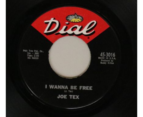 JOE TEX - I WANNA BE FREE (DIAL 45-3016). An absolute monster here from Joe Tex; this huge Northern classic is sure to light 