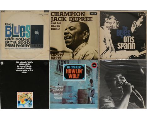 BLUES LPs - RARITIES. Electrifying collection of 12 x not often seen LPs. Artists/titles are Champion Jack Dupree And His Blu