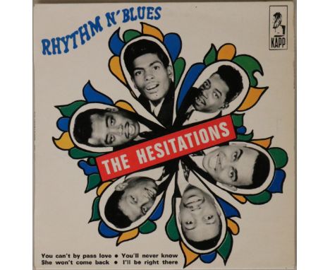 THE HESITATIONS - RHYTHM N' BLUES EP (KAPP KEV 13.037). Seldom seen French EP on Kapp (KEV 13037) from the R&B vocal group fr
