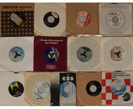 US NORTHERN 7" ORIGINALS. Floor filling selection of 12 x scarce original title 45s. Artists/titles/cat. numbers are Jimmy Lo