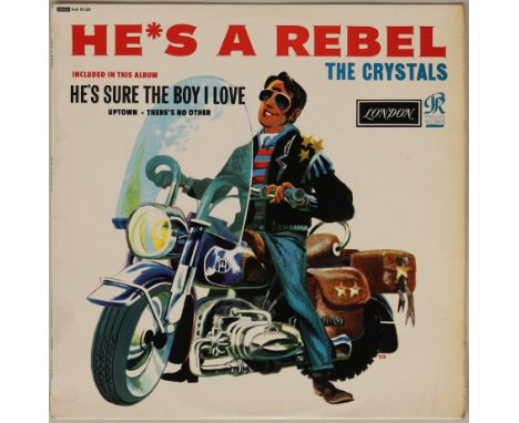 THE CRYSTALS - HE'S A REBEL LP (UK LONDON/PHILLIES HA-U 8120). Pull up a chair and meet The Crystals! Here's the original UK 