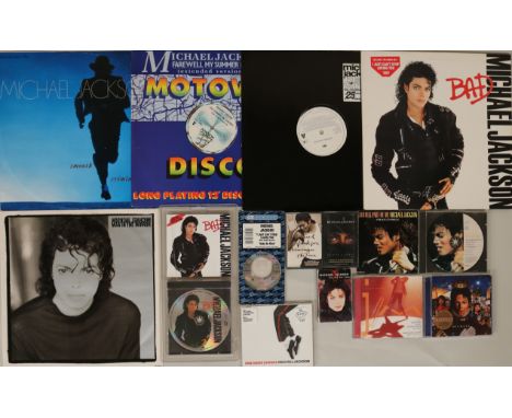 MICHAEL JACKSON COLLECTIBLE CD TITLES/LPS/SINGLES. Bundle of Michael Jackson titles to include 18 x CDs, 4 x 12" singles, 1 x