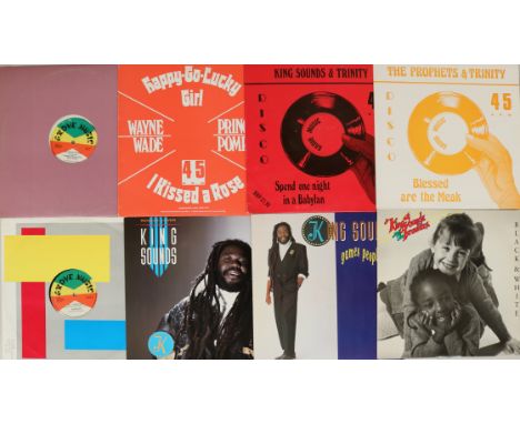 Crucial collection of 1 x LP, 7 x 7" 18 x 12" and 1 x dub plate acetate featuring Grove Music recordings and introducing the 