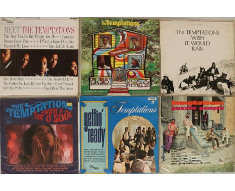 THE TEMPTATIONS LPs - TAMLA MOTOWN. Meeting the Temptations with 6 x essential Motown LPs. Titles are Meet The Temptations (U