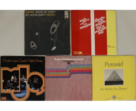 MODERN JAZZ QUARTET LPS. Five titles from the MJQ to include; Modern Jazz Quartet/Milt Jackson Quartet - Concorde (PRES 16-1,