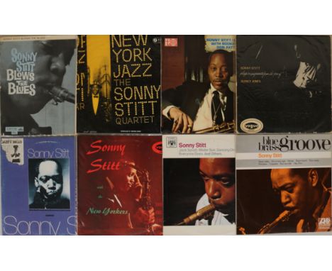 SONNY STITT LPs. Wonderful collection of 21 x LPs from the stylish Sonny Stitt. Titles include Blows The Blues (UK 1st HMV CL