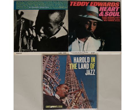 UK VOGUE/CONTEMPORARY LPs. Tremendous bundle of 3 x not often seen LPs. Harold Land features on 2 LPs, firstly with Carmell J