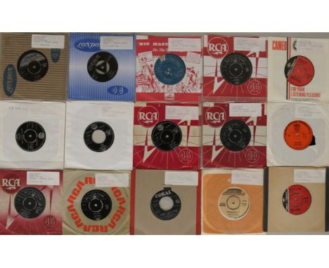 SOUL/R&B 45s. Smart collection of 27 x choice 45s! Artists/titles/cat. numbers include Paul Gayten - The Hunch (London 45-HLM