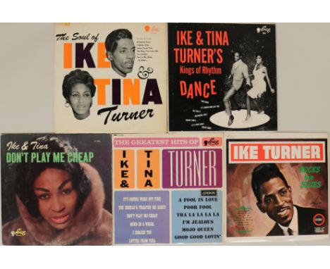 IKE & TINA TURNER - '60s LPs. Incredible selection of 5 x original pressing LPs featuring the dynamic, exuberant though troub