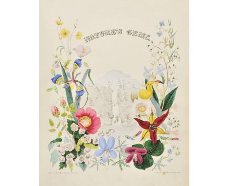 Embury (Emma C.). American Wild Flowers in their Native Haunts.... from Drawings on the spot by E.Whitfield, published New Yo