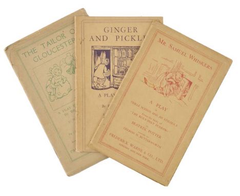 Potter (Beatrix). The Tailor of Gloucester, A Play From the Story, adapted by E. Harcourt Williams, [1930]; Ginger and Pickle