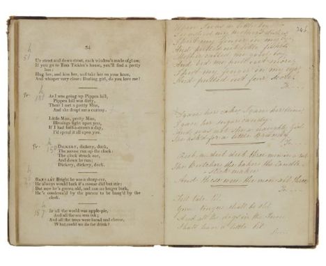 [Ritson, Joseph &amp; Douce, Francis]. Gammer Gurton's Garland: Or, the Nursery Parnassus, a choice collection of pretty song
