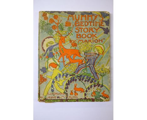 King (Jessie M., illustrator). A Carol. Good King Wenceslas, circa 1920,  14 tipped-in colour illustrations, original wrapper