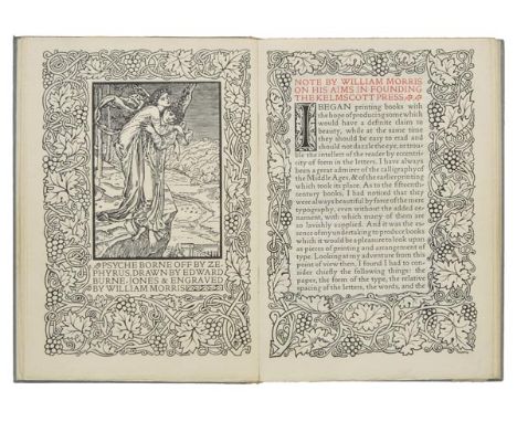 Kelmscott Press. A Note by William Morris on his Aims in Founding the Kelmscott Press. Together with a Short Description of t