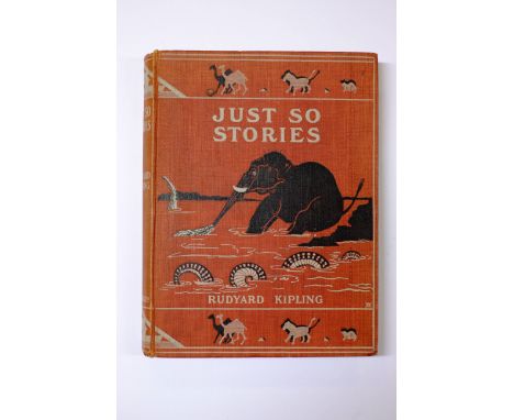 Kipling (Rudyard). Just So Stories for Little Children, 1st edition, 1902,  black and white plates and illustrations from Kip
