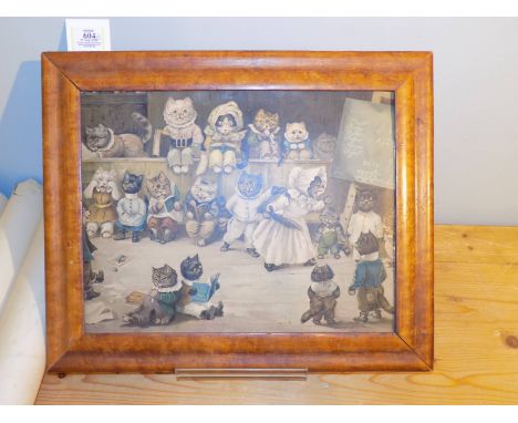 *Wain (Louis). Mrs Tabitha's Cats' Academy, Singing Cats, & Group of cats outside a cafe, circa 1900-1910,  together 3 chromo