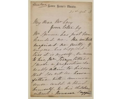 Theatrical Autographs. A well presented album of theatrical postcards and autographs,  including real photo postcards, photog