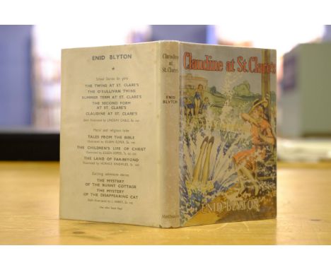 Blyton (Enid). The O'Sullivan Twins, 1942; Summer Term at St. Clare's, 1943; Claudine at St. Clare's, 1944; The Second Form a