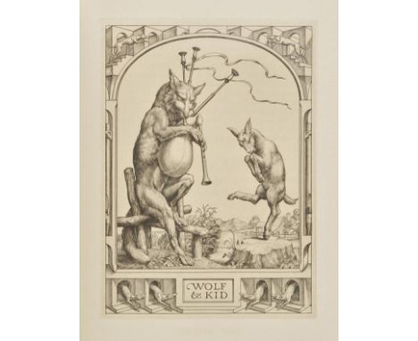 Gooden (Stephen, illustrator). Aesop's Fables, Translated by Sir Roger L'Estrange, 1936, 13 engraved plates (including title)