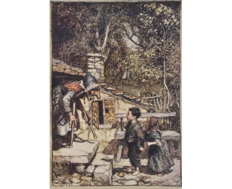 Rackham (Arthur, illustrator). The Fairy Tales of the Brothers Grimm, Translated by Mrs Edgar Lewis, 1909, 40 tipped-in colou