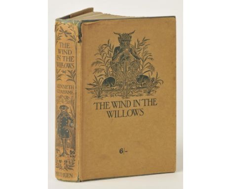 Grahame (Kenneth). The Wind in the Willows, 5th edition, 1910, black and white frontispiece by Graham Robertson, some scatter