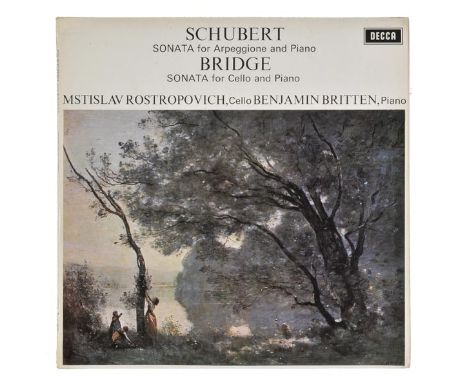 *Schubert (Franz). Sonata in A Minor for Arpeggione and Piano, D.821, Frank Bridge, Sonata for Cello and Piano, Mstislav Rost