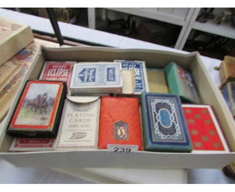 A box of playing cards