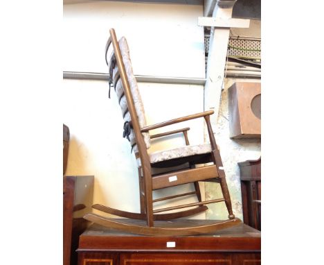 A LADDER BACK ROCKER
