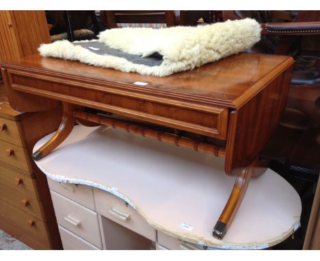 A YEWOOD REPRODUCTION SOFA TABLE