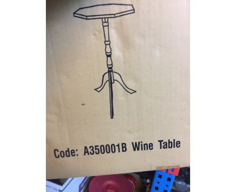FLAT PACK TRIPOD TABLE