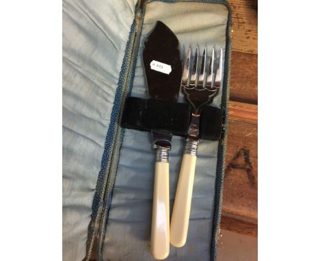 BOXED CAKE FORK AND SLICE