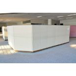 Lot-(6) Station Cubical Partition Work System with Furniture, (Atrium Edge), (4th Floor)