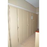 Lot-(5) 2-Door Storage Cabinets, (3) Lateral File Cabinets and (1) Short Storage Cabinet in (1)
