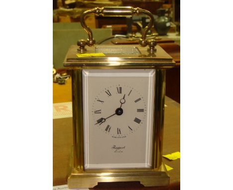 Rapport of London brass carriage clock (new)