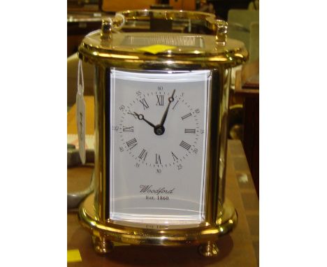 Woodford brass carriage clock (new)