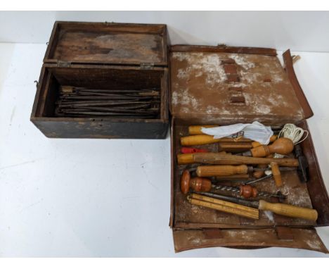 Vintage tools to include stonemason's chisels, and woodworking tools Location: GMIf there is no condition report shown, pleas
