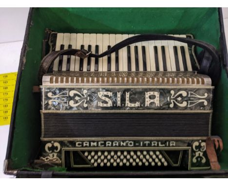 A Sila camerano Italia accordion, in a leather caseLocation: GMIf there is no condition report shown, please request
