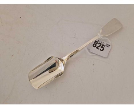 Another long handled caddy spoon, plain, London 1826 by WC