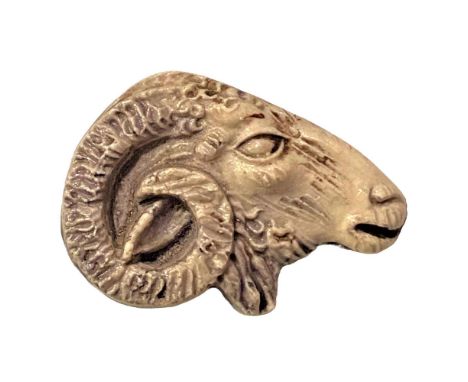 1 Large size 20th century faux natural material button.This natural material look alike button is not only realistically shap