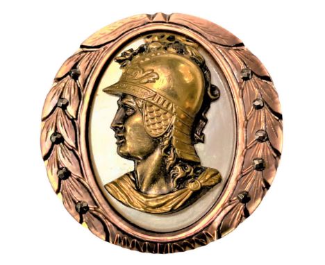 1 Ex-Large 19th century carved and shaded pearl head button.This button is from the collection of the late Shirley Case who w