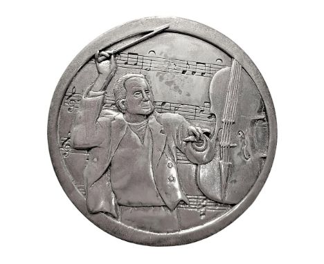 1 Extra Large 21st century backmarked sterling pictorial button.This magnificent button created by the Battersea Pewter Co. i