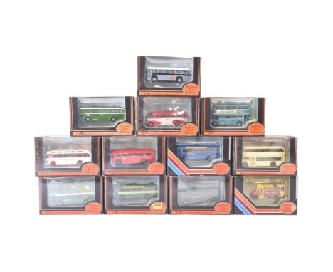 A collection of x12 EFE Exclusive First Editions 1/76 scale boxed diecast model buses. Examples to include; Bristol VR Series