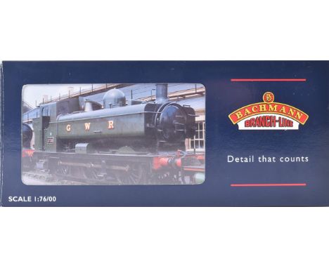 An original Bachmann made Branch Line OO gauge model railway trainset locomotive engine No. 32-201 Pannier Tank 8763 in BR li