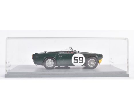 An original Spark Model 1/43 scale boxed diecast model No. S0503 Triumph TRS No. 59 Le Mans 1960. Model appearing mint within