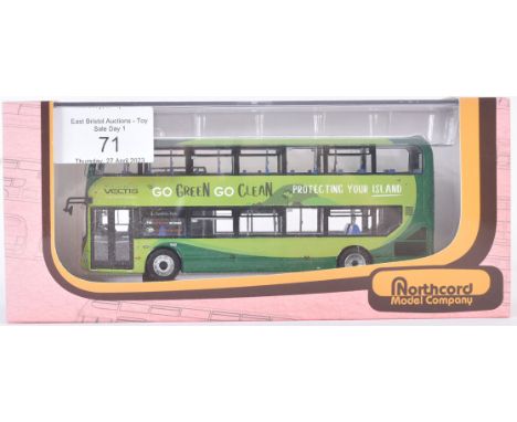 A Limited Edition 1/76 scale North Cord Models diecast model bus 6512 Alexander Dennis E400 MMC Southern Vectis. Model appear