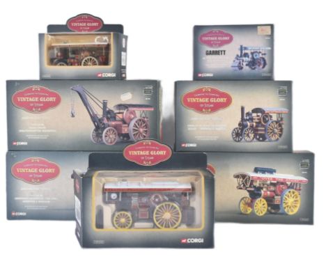 A collection of assorted Corgi 1/50 scale diecast ' Vintage Glory of Steam ' models to include; 80101 Anderton &amp; Rowland 