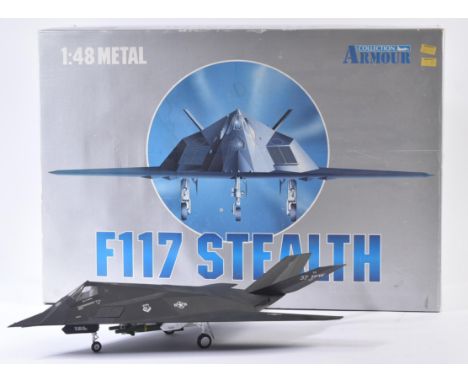 An original Armour Collection 1/48 scale boxed metal model No. 98060 F117 Stealth US Air Force. Detailed model appearing mint