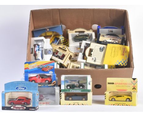 A collection of assorted boxed diecast model cars. Largely Lledo Days Gone along with some Corgi, Shell Sports Car Collection