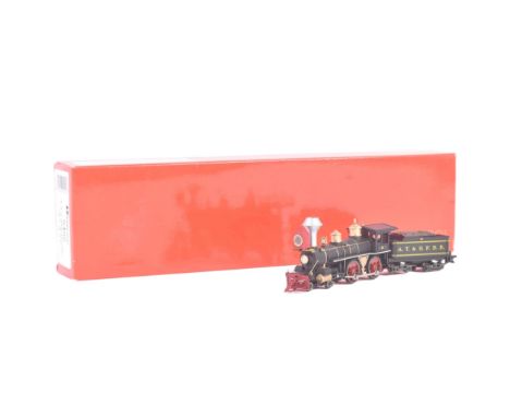 An original Rivarossi OO gauge model railway trainset locomotive engine No. 5422 an American 4-4-0 A.T &amp; S.F (Atchison, T