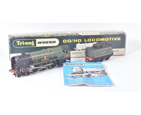 A vintage Triang / Wrenn OO gauge model railway trainset locomotive engine No.&nbsp;W2236 rebuilt West Country Class 4-6-2 34